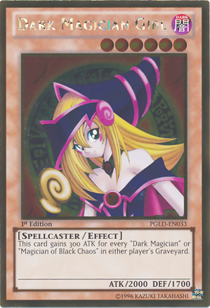 Dark Magician Girl - PGLD-EN033 - Gold Rare - Unlimited