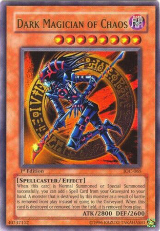 Dark Magician of Chaos - IOC-EN065 - Ultra Rare - 1st Edition