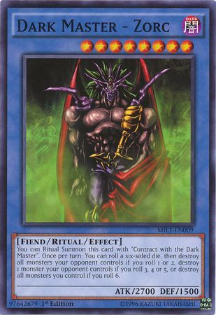 Dark Master - Zorc - MIL1-EN009 - Common - 1st Edition