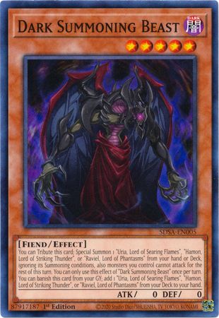 Dark Summoning Beast - SDSA-EN005 - Common - 1st Edition