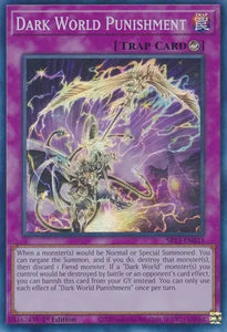 Dark World Punishment - SR13-EN033 - Super Rare - 1st Edition