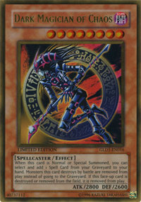 Dark Magician of Chaos - GLD1-EN016 - Gold Rare - Limited