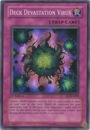 Deck Devastation Virus - FET-EN058 - Super Rare - 1st Edition