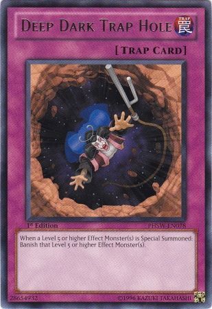 Deep Dark Trap Hole - PHSW-EN078 - Rare - 1st Edition