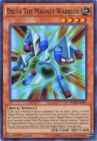 Delta The Magnet Warrior - RATE-EN097 - Super Rare - 1st Edition