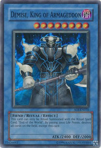 Demise, King of Armageddon - SOI-EN035 - Super Rare - Unlimited