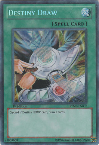 Destiny Draw - RYMP-EN037 - Secret Rare - 1st Edition