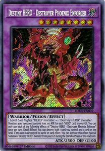 Destiny HERO - Destroyer Phoenix Enforcer - BODE-EN039 - Secret Rare - 1st Edition