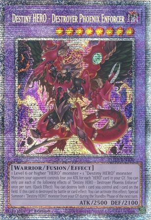 Destiny HERO - Destroyer Phoenix Enforcer - POTE-EN100 - Starlight Rare - 1st Edition