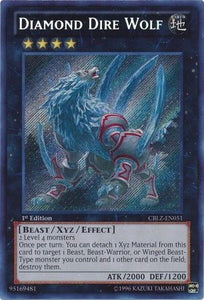 Diamond Dire Wolf - CBLZ-EN051 - Secret Rare - 1st Edition