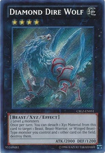 Diamond Dire Wolf - CBLZ-EN051 - Secret Rare - Unlimited