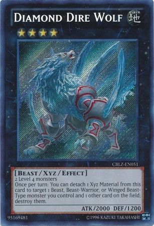 Diamond Dire Wolf - CBLZ-EN051 - Secret Rare - Unlimited