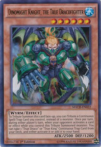 Dinomight Knight, the True Dracofighter - MACR-EN022 - Ultra Rare - 1st Edition