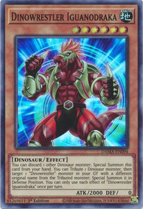 Dinowrestler Iguanodraka - DAMA-EN094 - Super Rare - 1st Edition