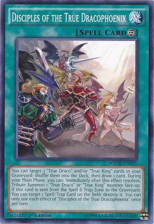 Disciples of the True Dracophoenix - MACR-EN055 - Common - 1st Edition