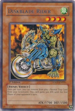 Diskblade Rider - LODT-EN035 - Rare - 1st Edition