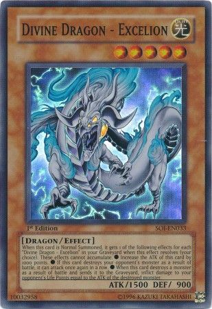 Divine Dragon - Excelion - SOI-EN033 - Super Rare - 1st Edition