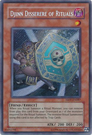 Djinn Disserere of Rituals - ABPF-EN087 - Secret Rare - Unlimited