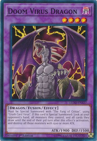 Doom Virus Dragon - LEDD-ENA37 - Common - 1st Edition