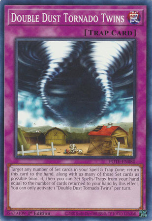 Double Dust Tornado Twins - POTE-EN080 - Common - 1st Edition