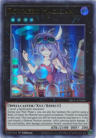 Downerd Magician - BROL-EN085 - Ultra Rare - 1st Edition