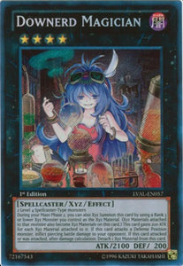 Downerd Magician - LVAL-EN057 - Secret Rare - 1st Edition