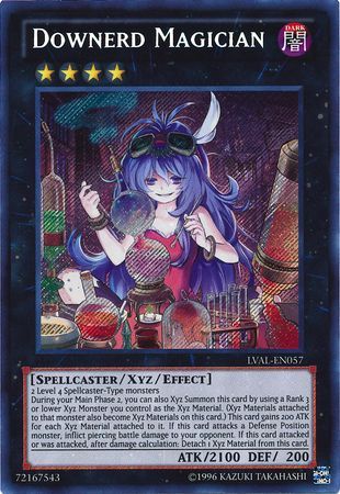 Downerd Magician - LVAL-EN057 - Secret Rare - Unlimited