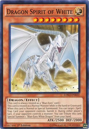 Dragon Spirit of White - LDK2-ENK02 - Common - 1st Edition