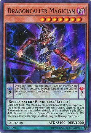 Dragoncaller Magician - RATE-EN001 - Super Rare - Unlimited