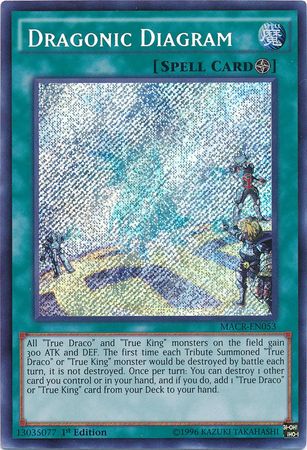 Dragonic Diagram - MACR-EN053 - Secret Rare - 1st Edition