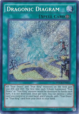 Dragonic Diagram - MACR-EN053 - Secret Rare - Unlimited
