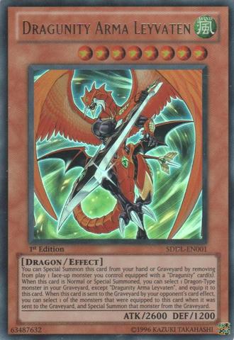 Dragunity Arma Leyvaten - SDDL-EN001 - Ultra Rare - 1st Edition