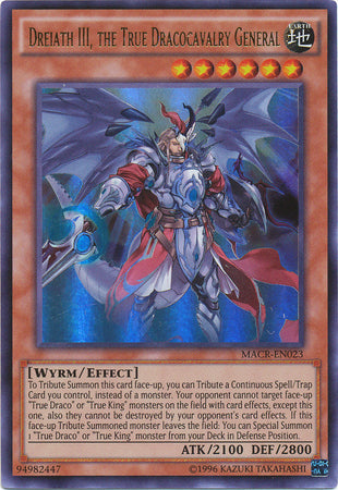 Dreiath III, the True Dracocavalry General - MACR-EN023 - Ultra Rare - Unlimited