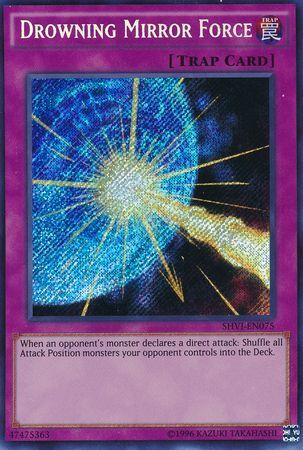 Drowning Mirror Force - SHVI-EN075 - Secret Rare - Unlimited