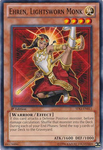 Ehren, Lightsworn Monk - SDLI-EN011 - Common - 1st Edition