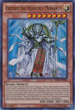 Ehther the Heavenly Monarch - SR01-EN000 - Ultra Rare - Unlimited