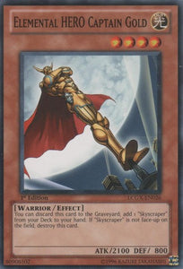 Elemental HERO Captain Gold - LCGX-EN026 - Common - 1st Edition