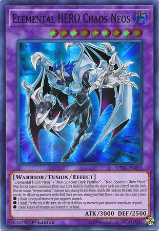 Elemental HERO Chaos Neos - SHVA-EN035 - Super Rare - 1st Edition