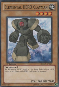 Elemental HERO Clayman - LCGX-EN005 - Common - 1st Edition