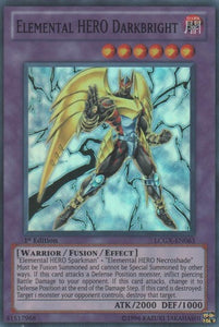 Elemental HERO Darkbright - LCGX-EN063 - Super Rare - 1st Edition