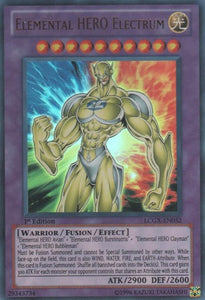 Elemental HERO Electrum - LCGX-EN052 - Ultra Rare - 1st Edition