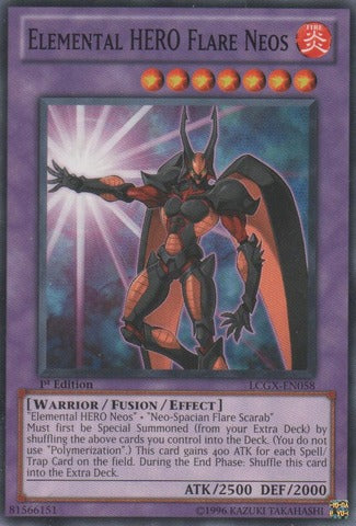 Elemental HERO Flare Neos - LCGX-EN058 - Common - 1st Edition