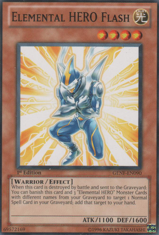 Elemental HERO Flash - GENF-EN090 - Common - Unlimited