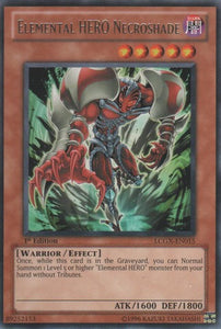 Elemental HERO Necroshade - LCGX-EN015 - Rare - 1st Edition