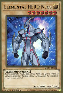 Elemental HERO Neos - MGED-EN004 - Premium Gold Rare - 1st Edition