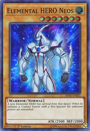 Elemental HERO Neos - SHVA-EN031 - Super Rare - 1st Edition