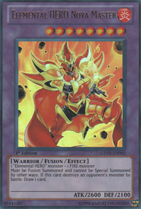 Elemental HERO Nova Master - GENF-EN093 - Ultra Rare - 1st Edition