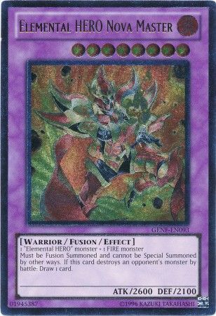 Elemental HERO Nova Master - Ultimate - GENF-EN093 - Ultimate Rare - Unlimited