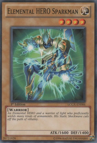 Elemental HERO Sparkman - LCGX-EN006 - Common - Unlimited