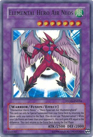 Elemental Hero Air Neos - STON-EN034 - Ultra Rare - Unlimited